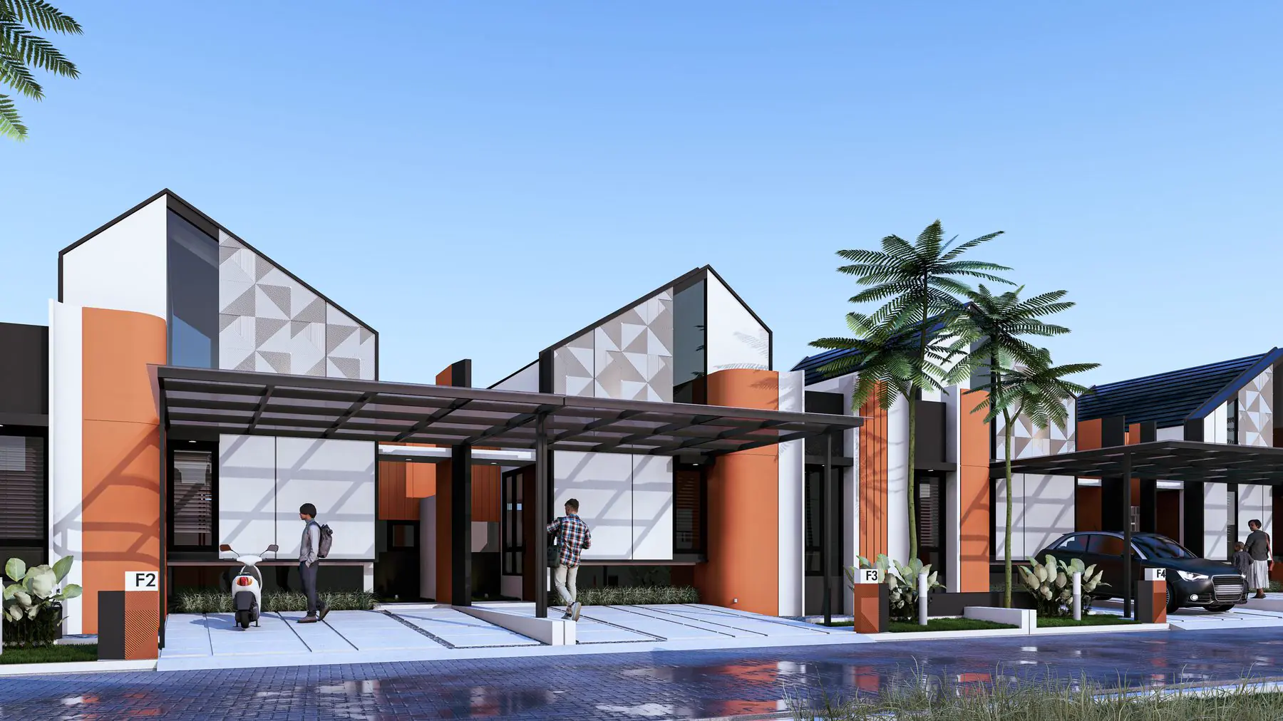 Render fasad Tipe 60