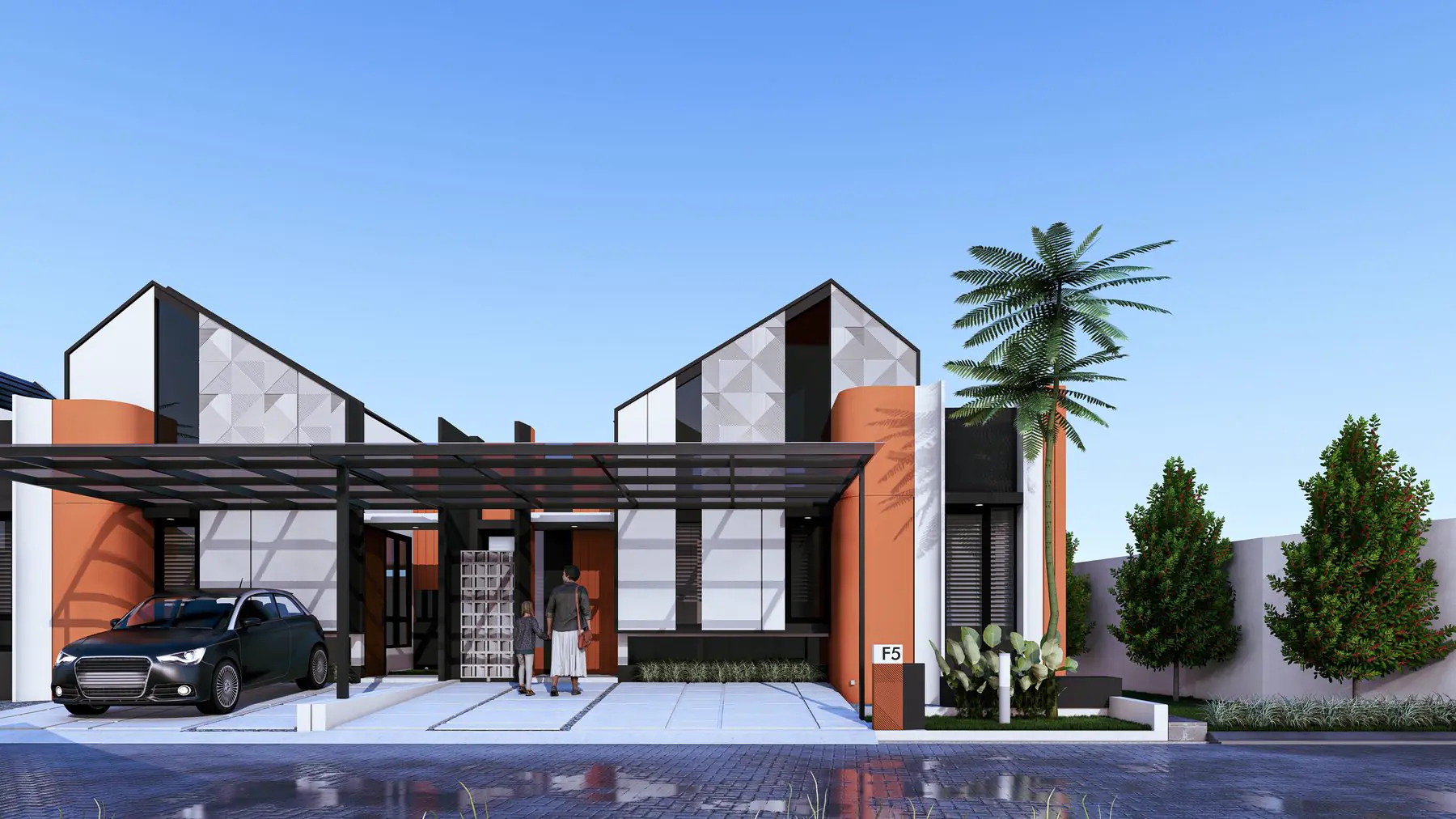 Render fasad Tipe 48